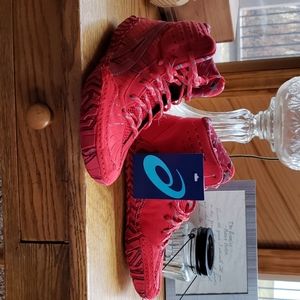 NIB ASICS AGGRESSOR 4 LE SZ 4 1/2 Wrestling Shoes